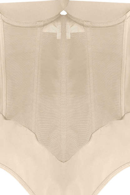 Slimming Black Corset Shapewear with Tummy Control and Butt Lift