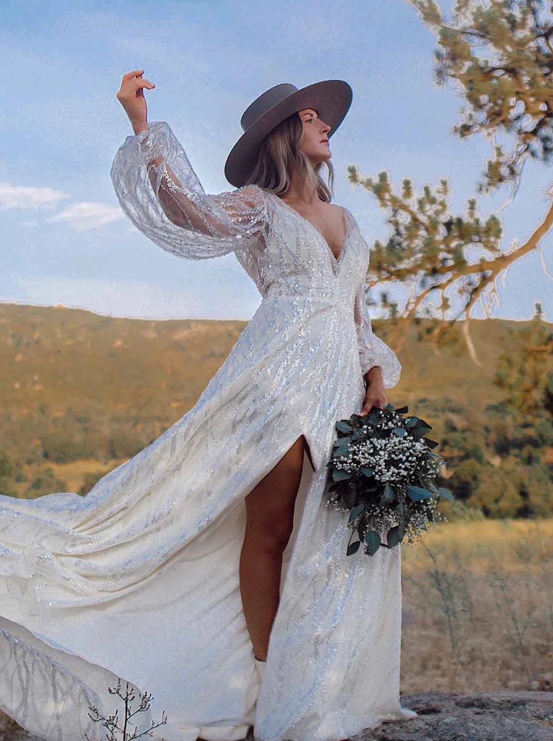 Boho Beach Wedding Dresses