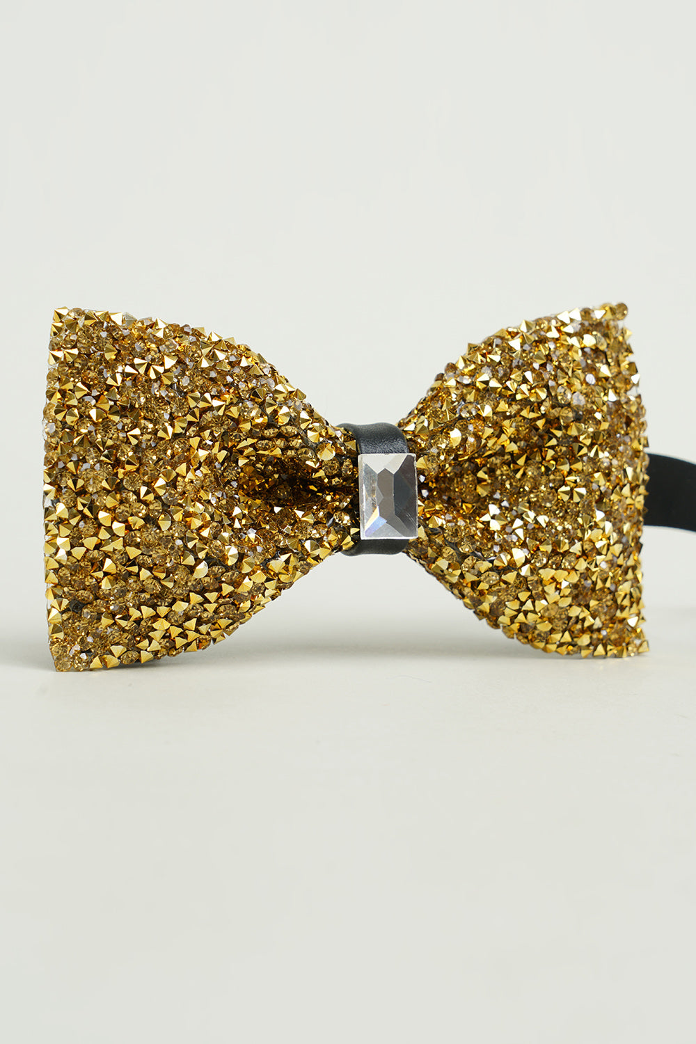 Formal Tuxedo Bow Tie in Golden Adjustable