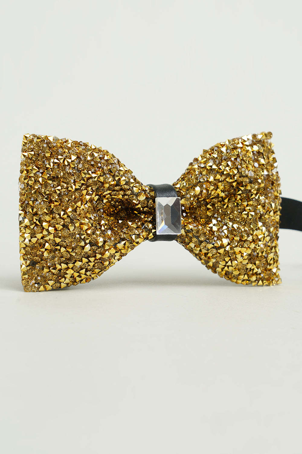 Formal Tuxedo Bow Tie in Golden Adjustable