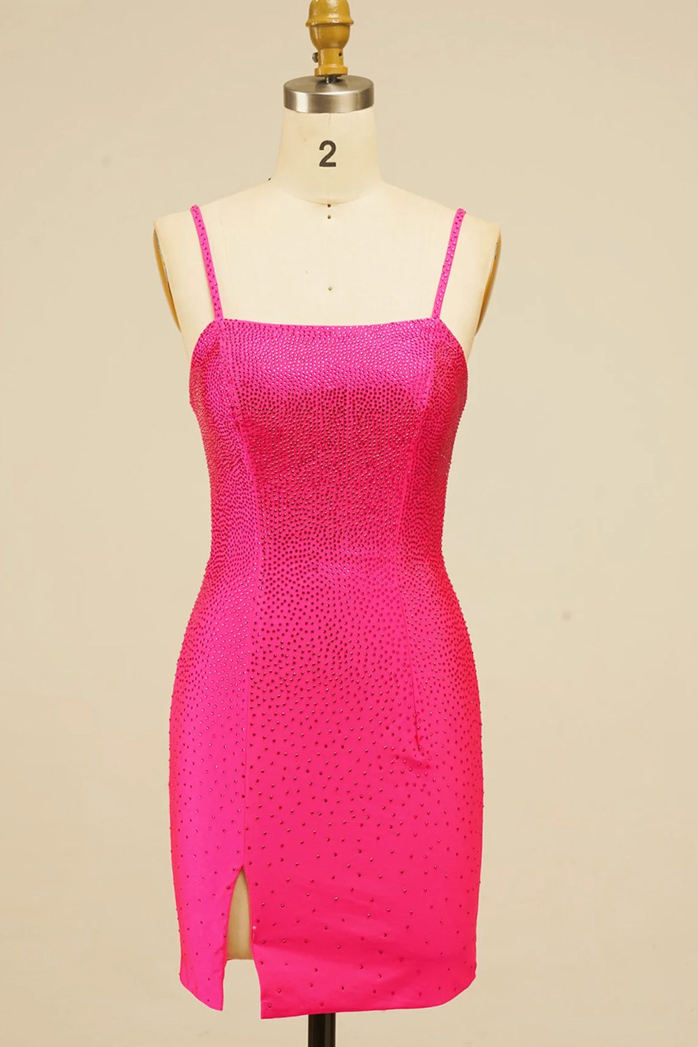 Red Sequins Lace Up Tight Short Cocktail Dress