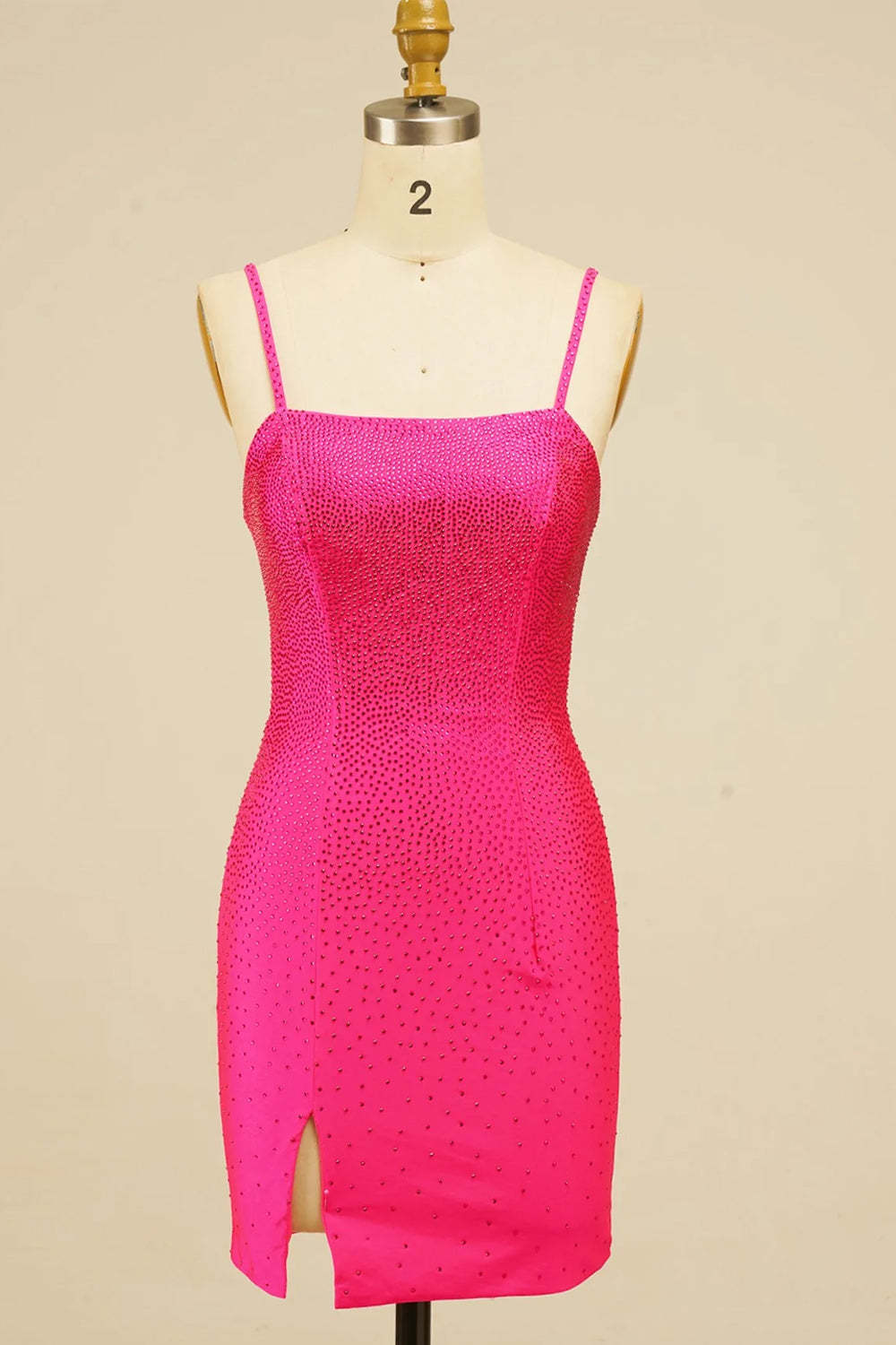 Red Sequins Lace Up Tight Short Cocktail Dress