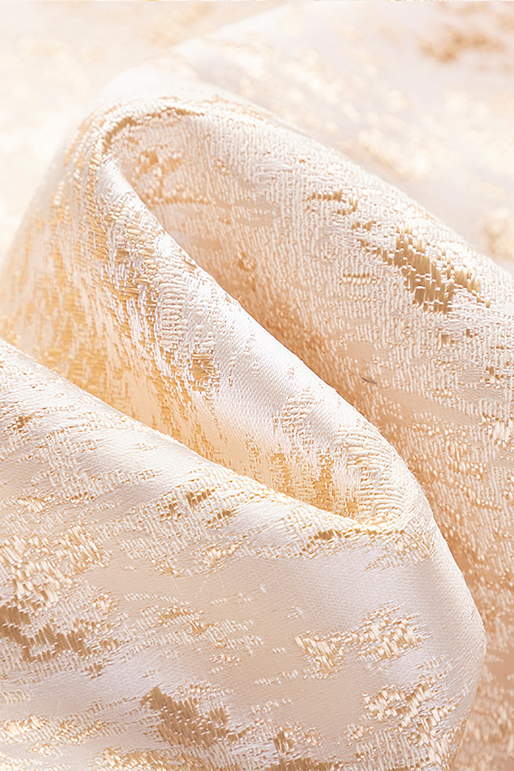 Men's White Jacquard Blazer