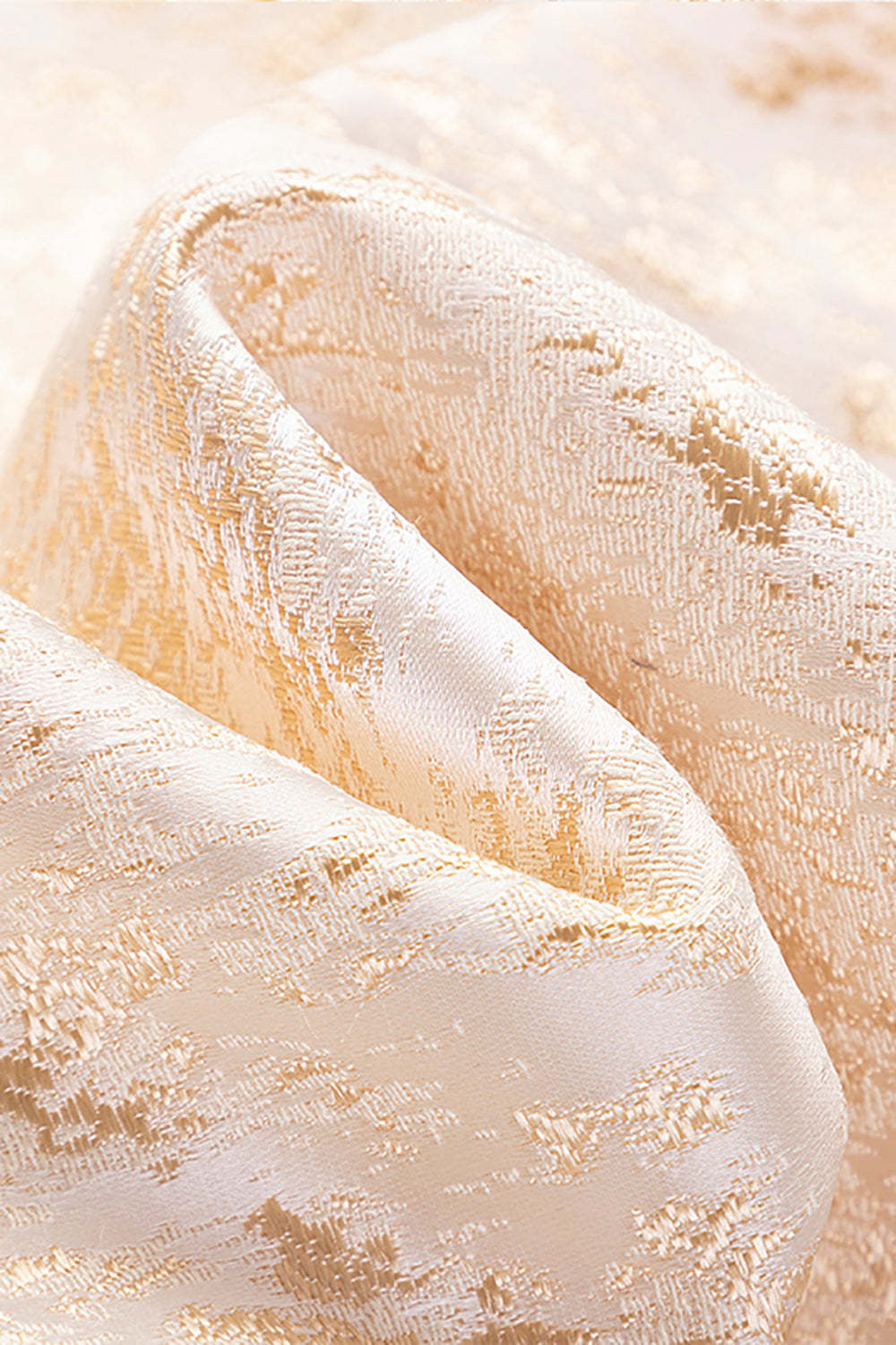 Men's White Jacquard Blazer