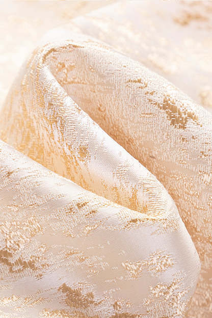 Men's White Jacquard Blazer