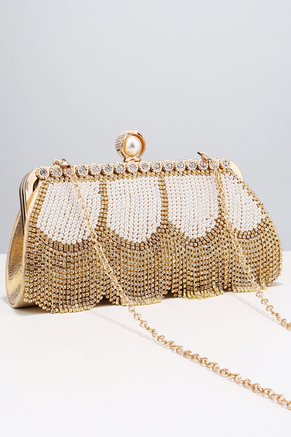 All-Match Banquet Handbag with Party Beading