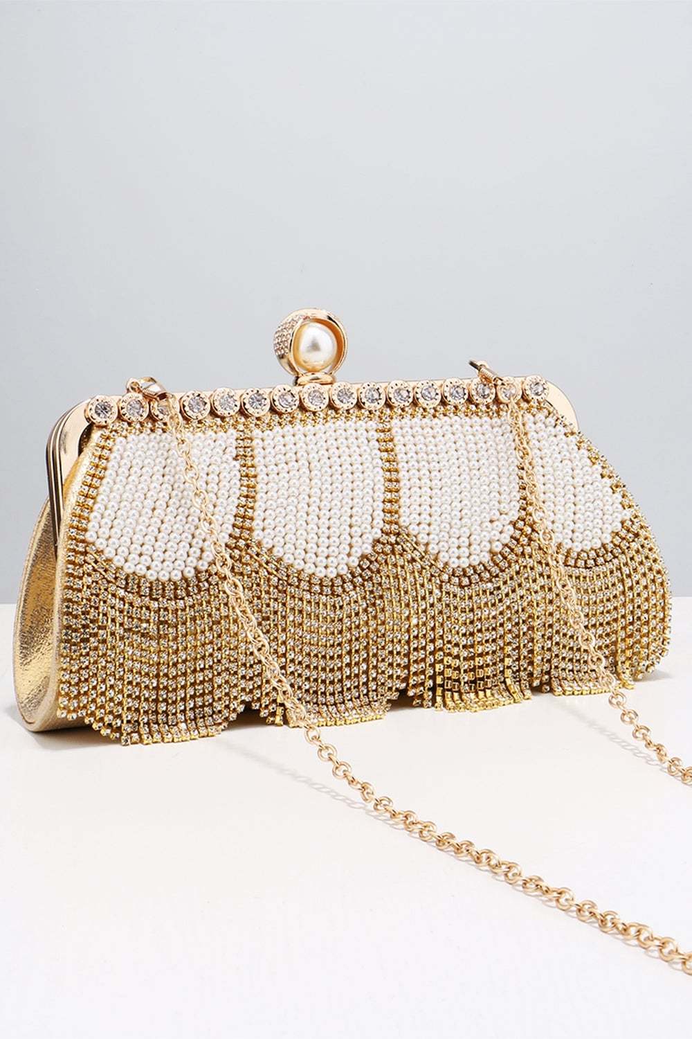 All-Match Banquet Handbag with Party Beading
