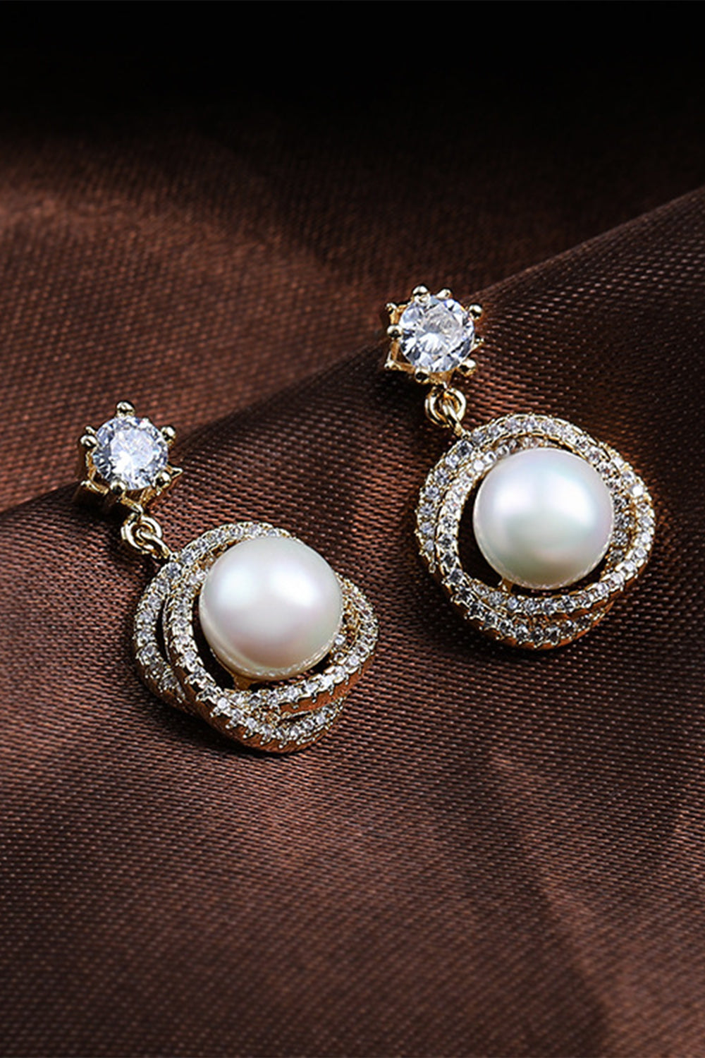 Pearl Beaded Earrings