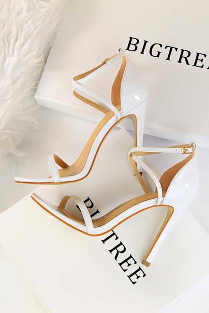 Stiletto Sandals in Black