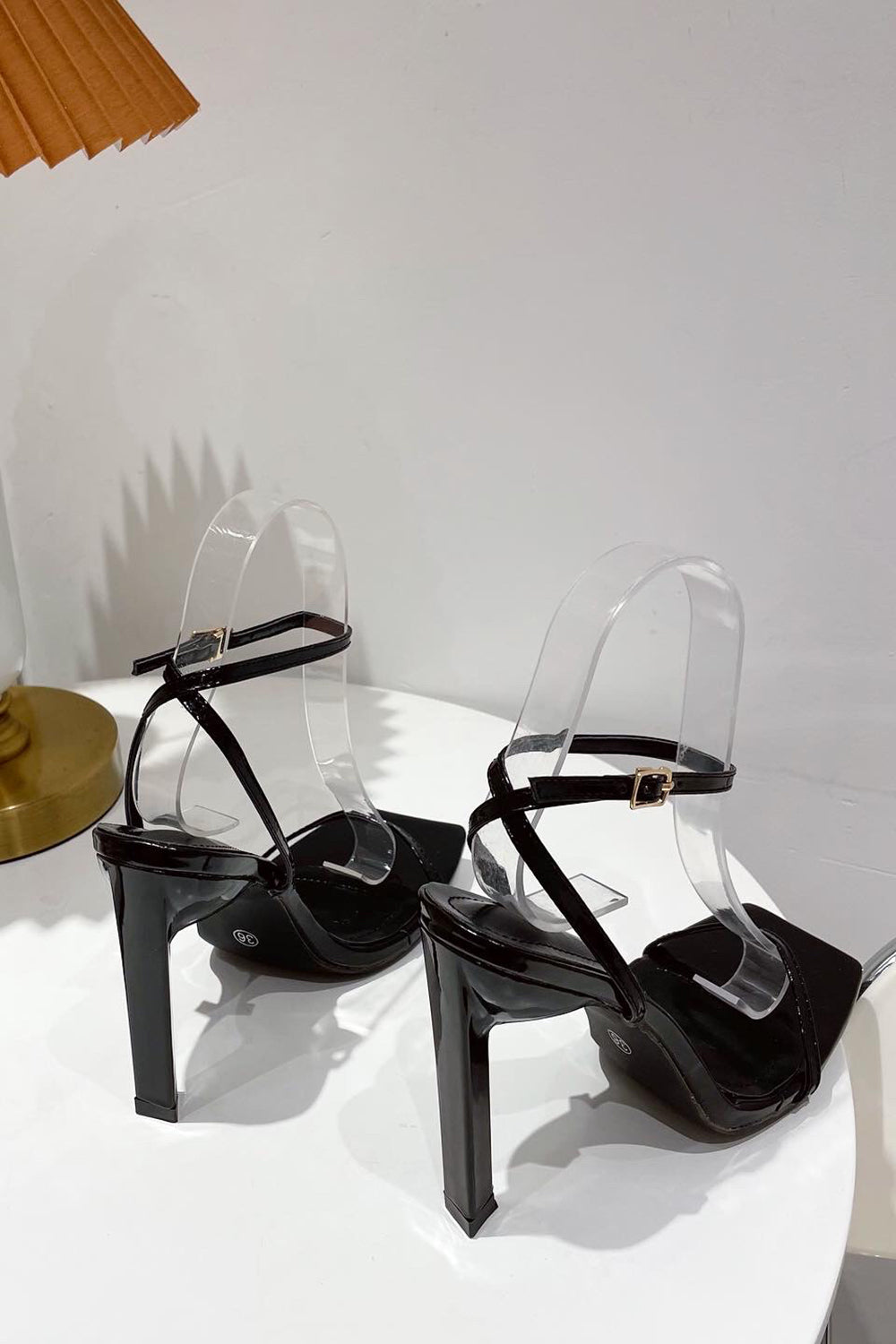 Thick High Heels with Square Head in One Word
