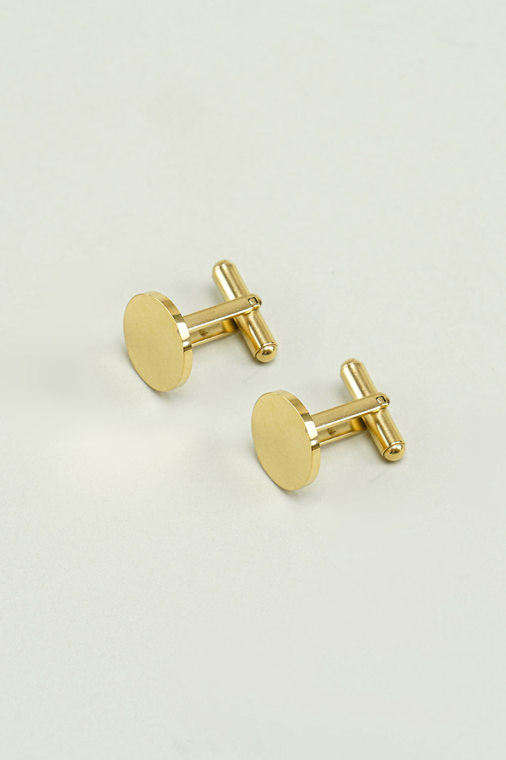 Golden Cufflinks for Men's Tuxedo
