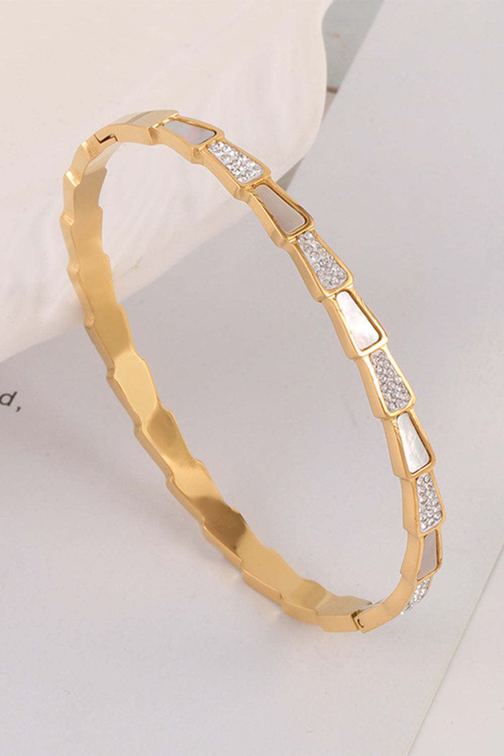 Bracelet Crafted from Snake Bone Shell