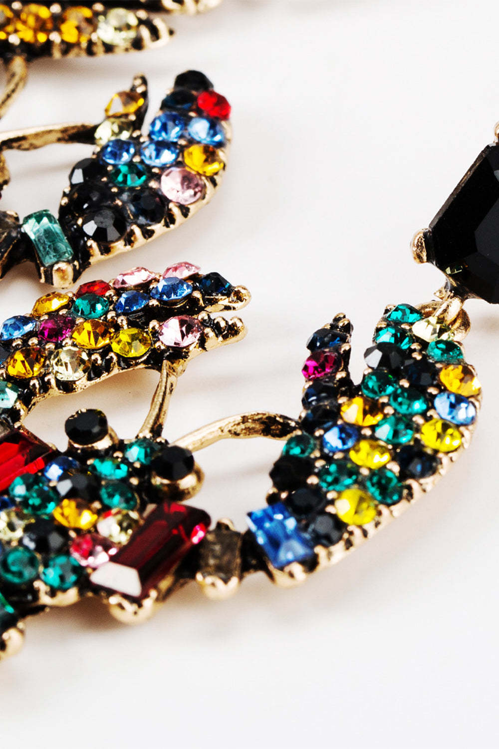 Beaded Lobster Earrings in Vibrant Colors