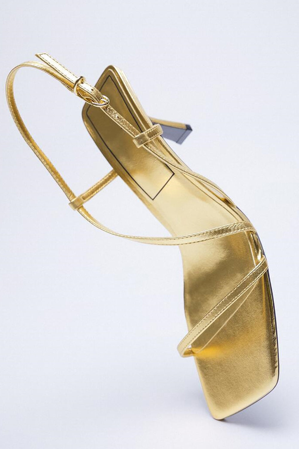 High Heels in Gold Stiletto Style