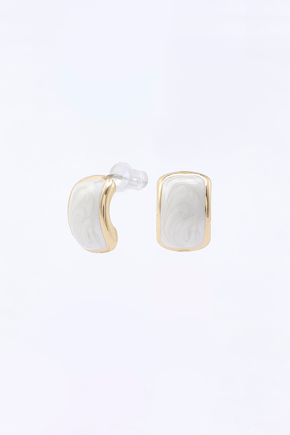 Elegant Vintage Pea Earrings in High-End French Style