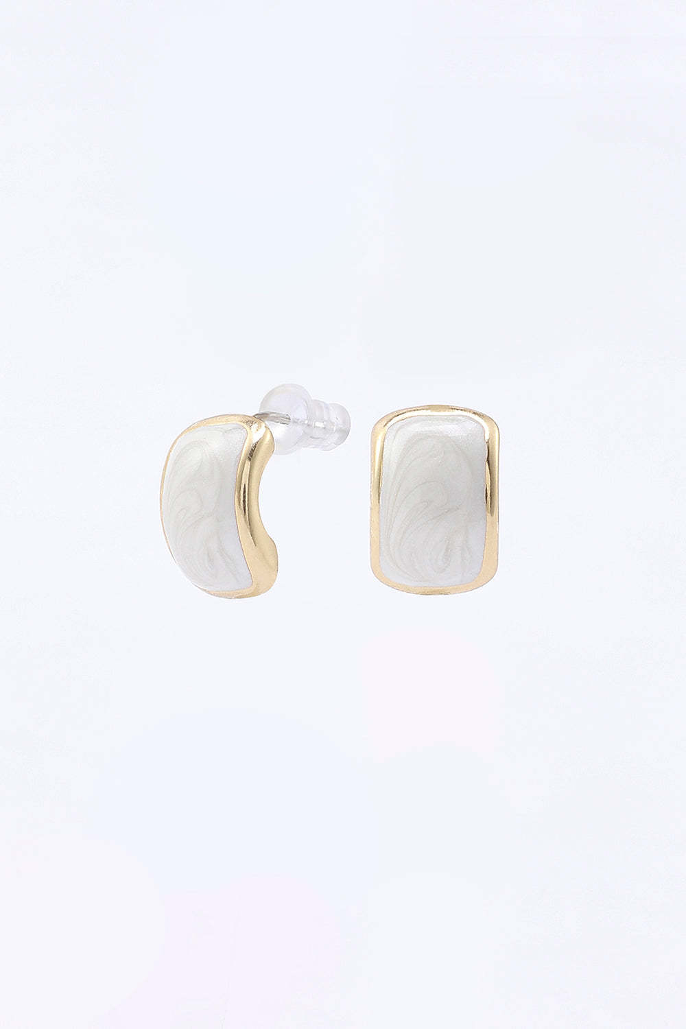 Elegant Vintage Pea Earrings in High-End French Style