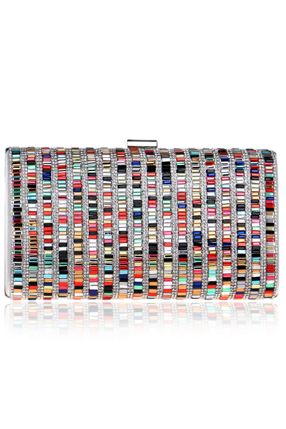 Vibrant Beaded Prom Purse
