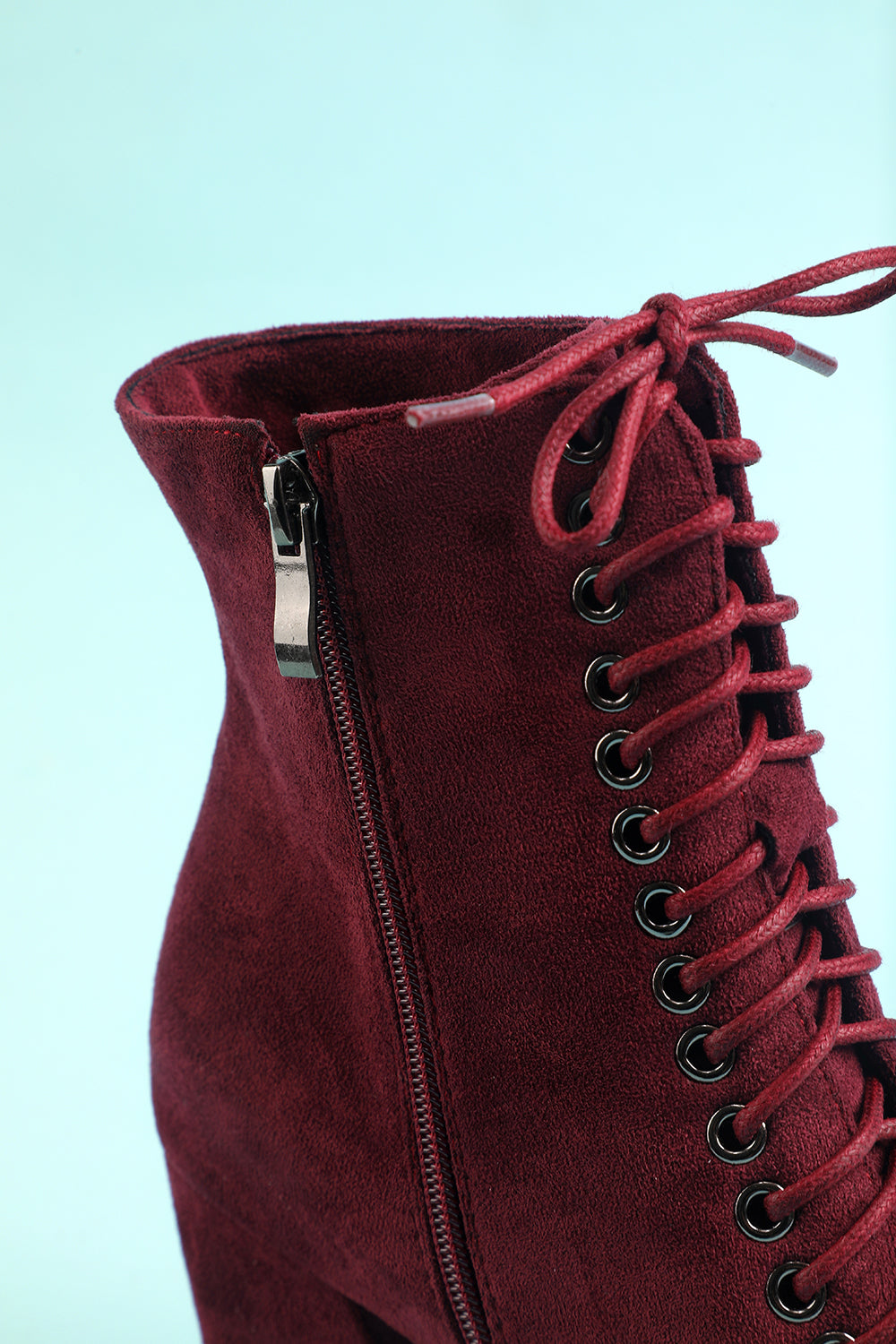 Burgundy Martin Boots for Women