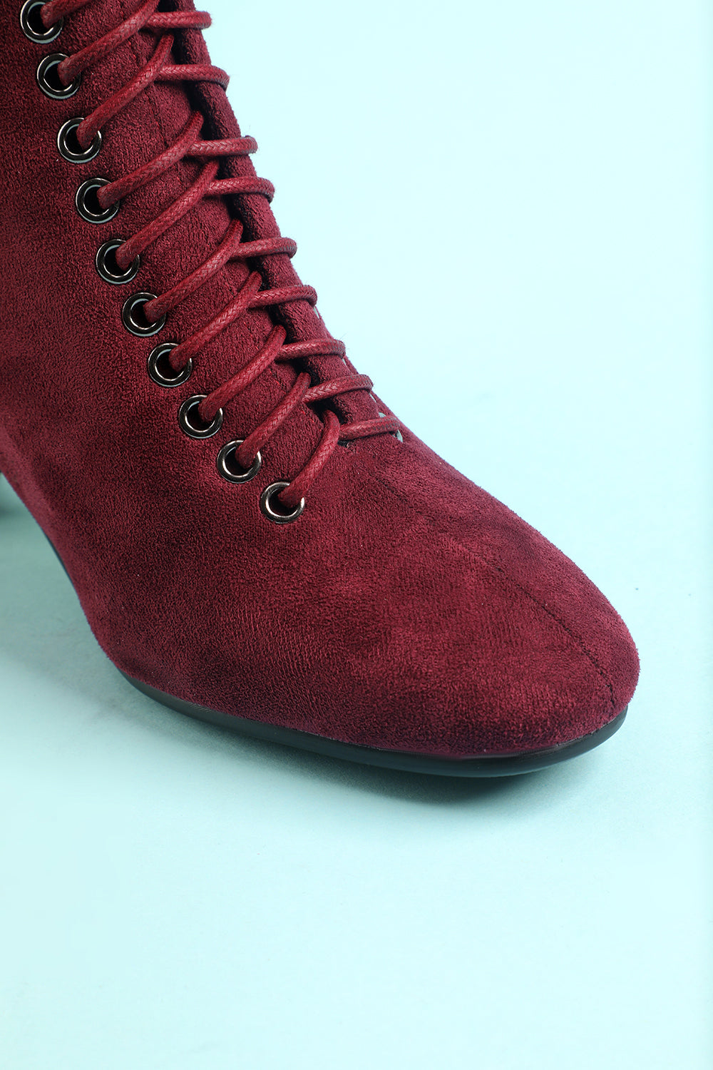 Burgundy Martin Boots for Women