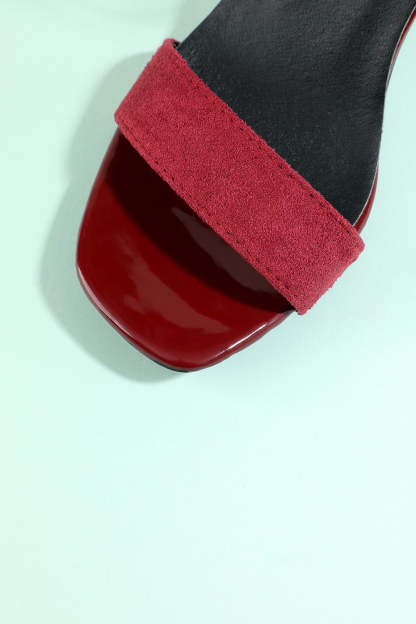 Party Shoes in Burgundy