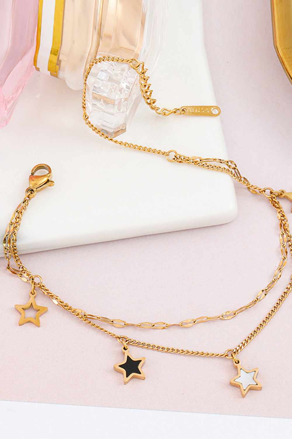 Romantic Pentagram Bracelet in Titanium Steel