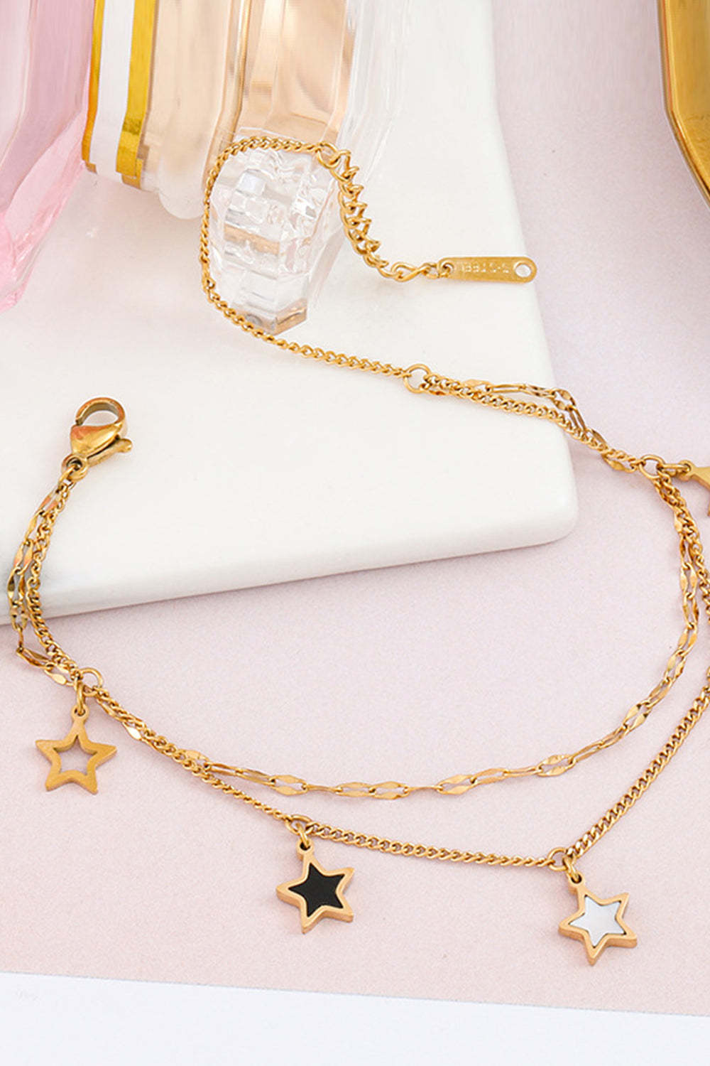 Romantic Pentagram Bracelet in Titanium Steel