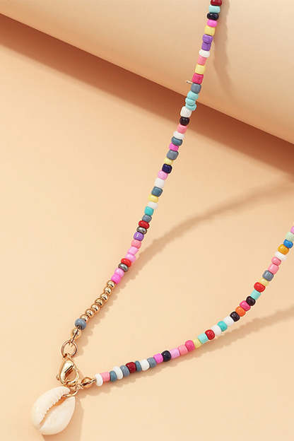 Boho Style Necklace in Vibrant Colors