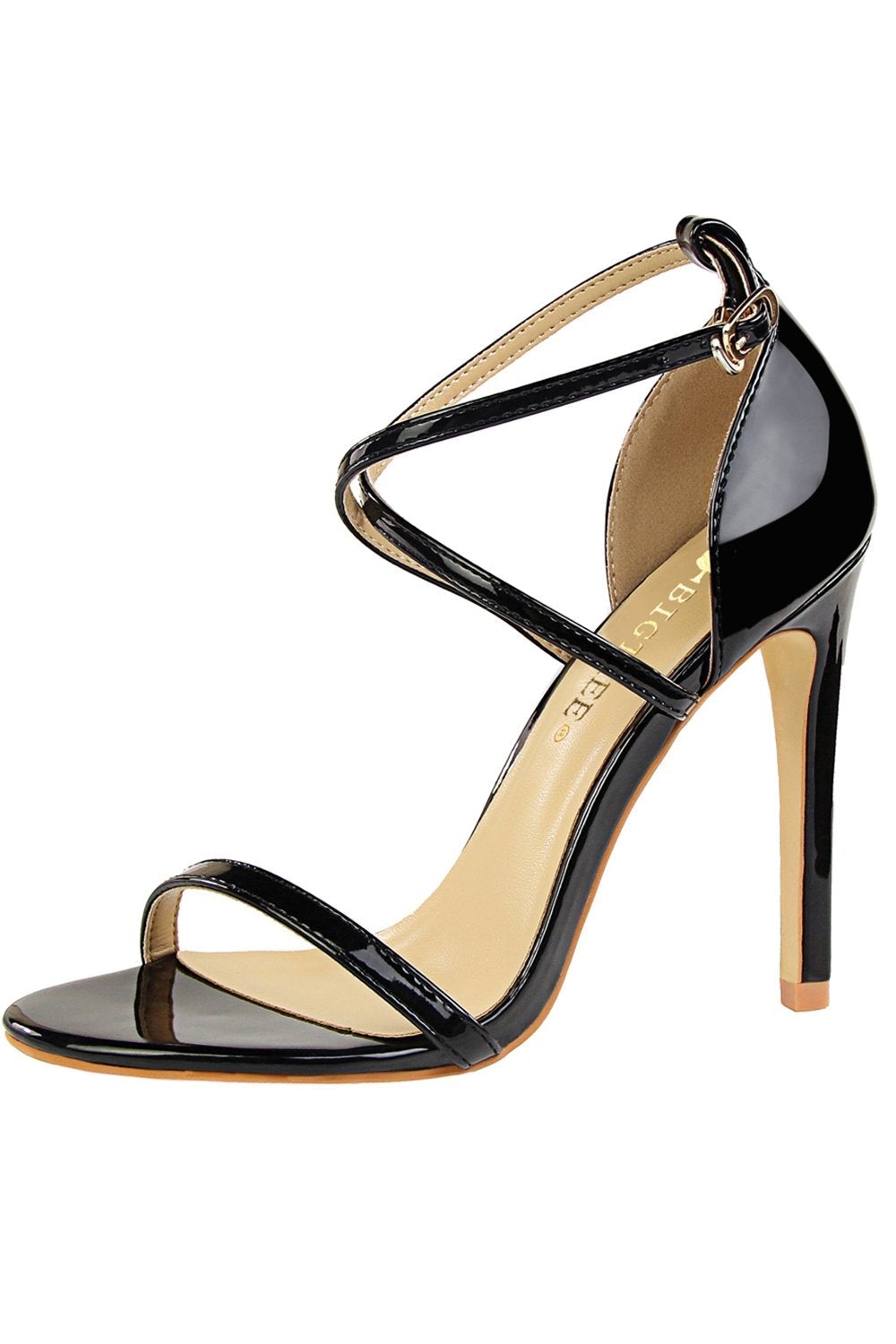 Stiletto Sandals in Black