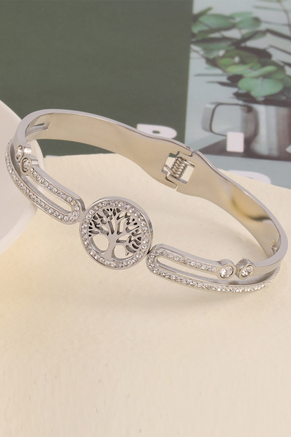 Stylish Beaded Bracelet in Stainless Steel