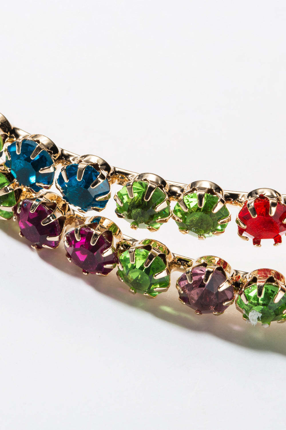 Hoop Earrings with Colorful Beads