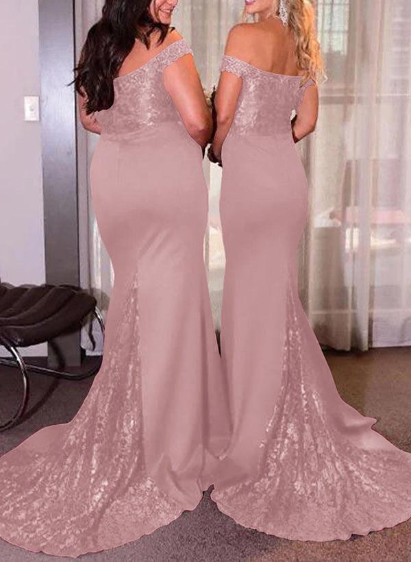 Elastic Satin Bridesmaid Dresses With Sequins