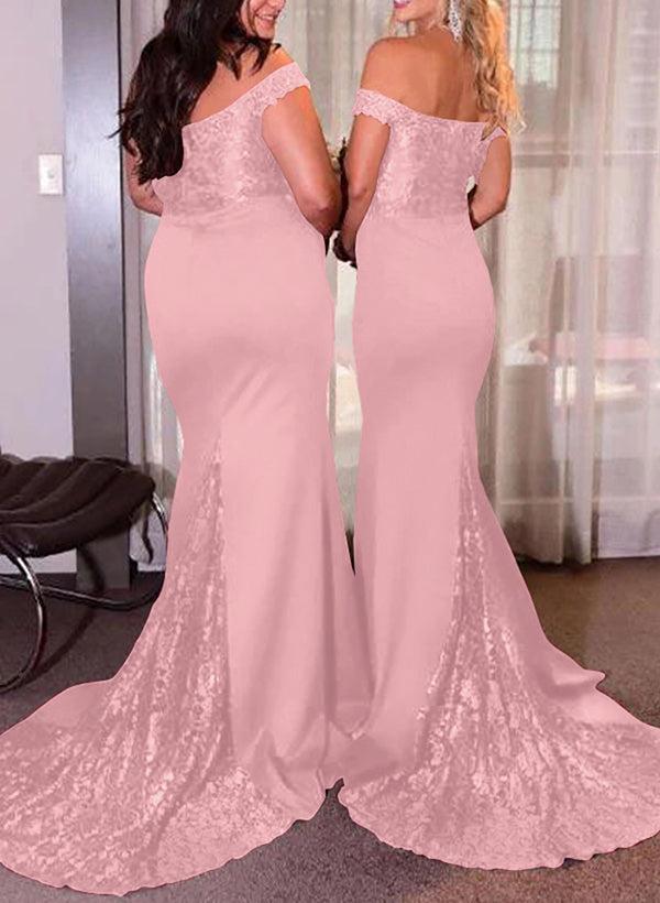 Elastic Satin Bridesmaid Dresses With Sequins