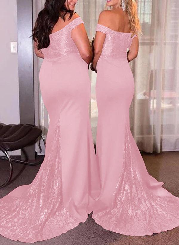 Elastic Satin Bridesmaid Dresses With Sequins