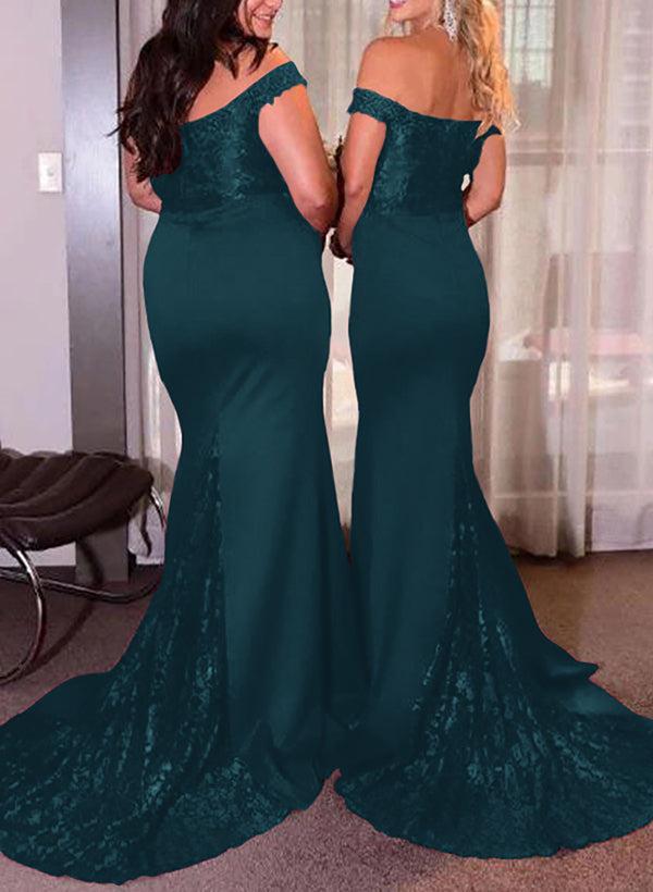Elastic Satin Bridesmaid Dresses With Sequins