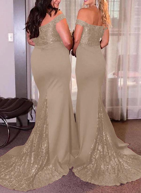 Elastic Satin Bridesmaid Dresses With Sequins