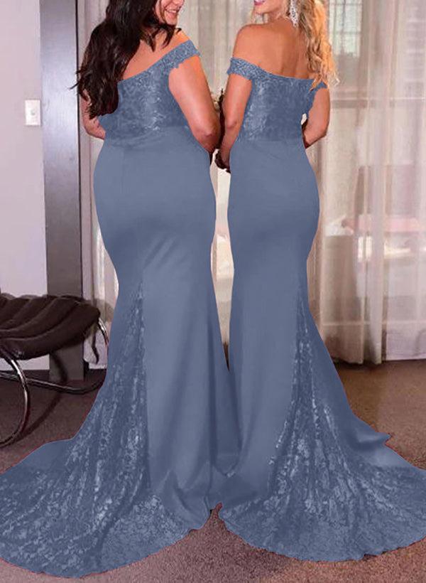 Elastic Satin Bridesmaid Dresses With Sequins