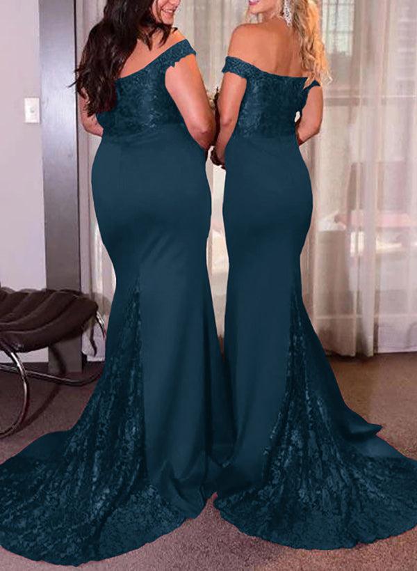 Elastic Satin Bridesmaid Dresses With Sequins