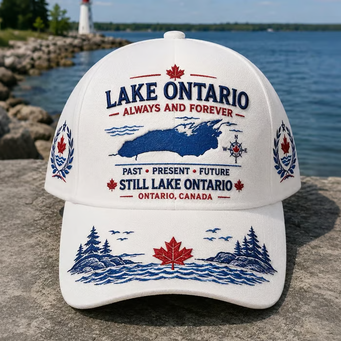 🔥LAST DAY 50% OFF - 🍁Lake Ontario · Always and Forever — The Cap That Carries Your Lake Story (🧢100% Cotton)