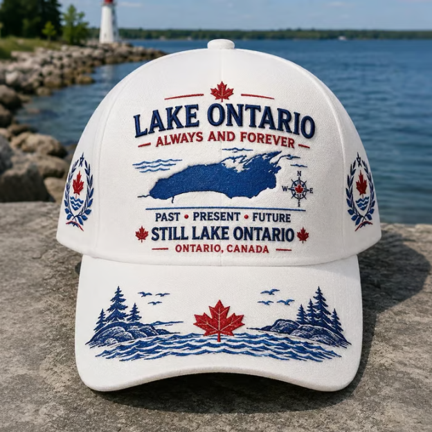 🔥LAST DAY 50% OFF - 🍁Lake Ontario · Always and Forever — The Cap That Carries Your Lake Story (🧢100% Cotton)