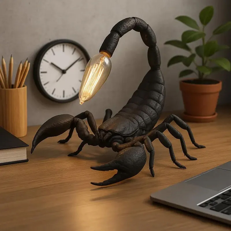 🔥Last Day 49% OFF-🦂3D Printed Scorpion Desk Lamp 