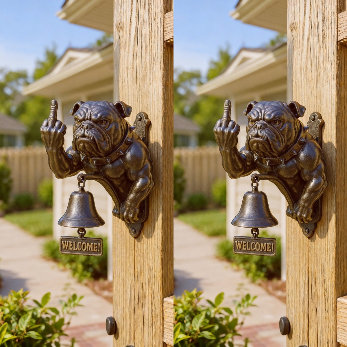 🏆2026 Spring Promotion 60% OFF🐶Funny Bulldog Doorbell🎁