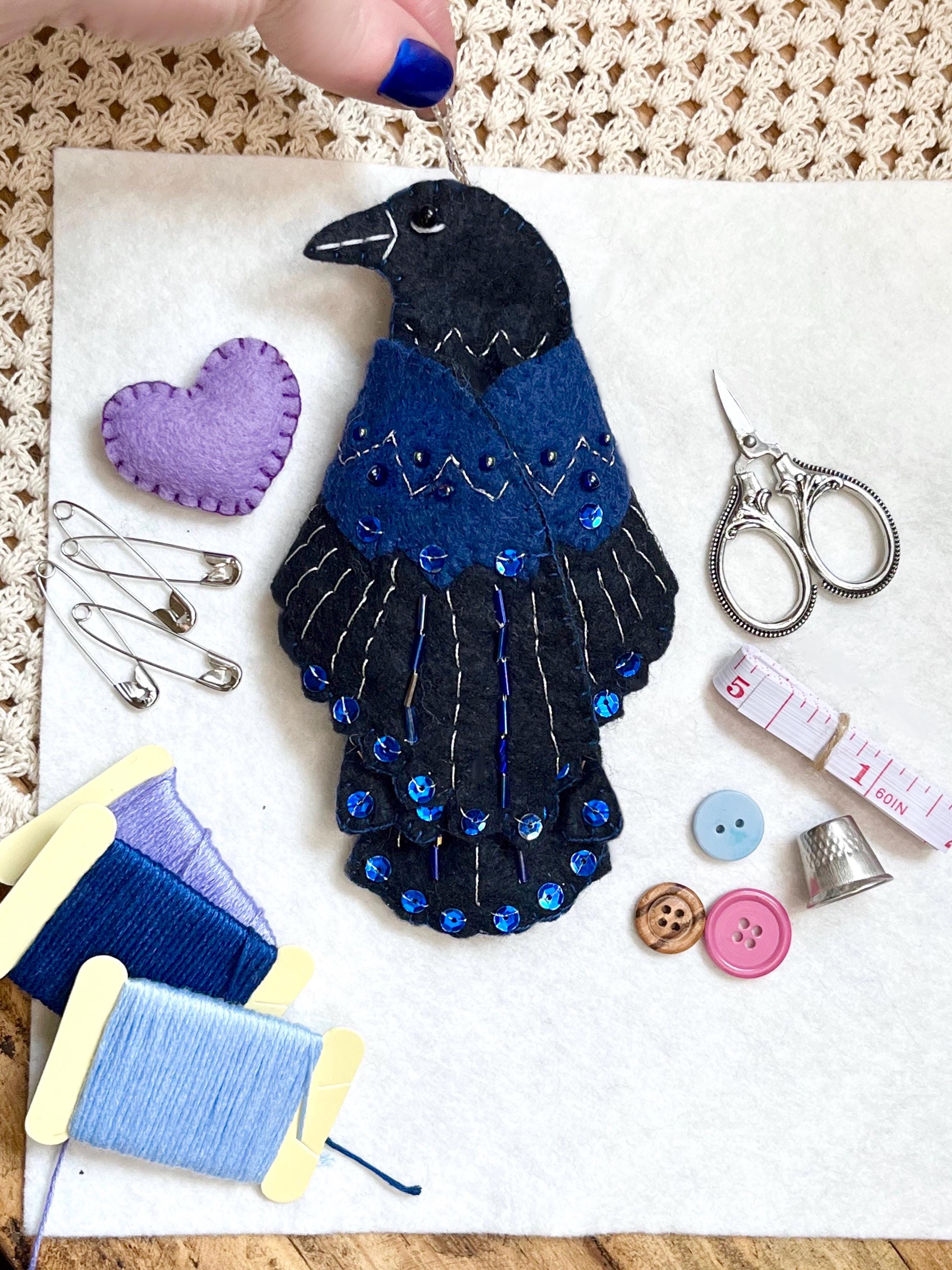 🖤 “Raven’s Keepsake – Guardian of Stitches” 🪡✨