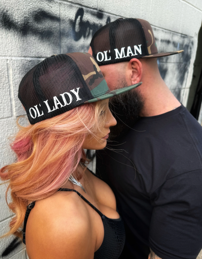🔥LAST DAY 50% OFF-OL' LADY & OL' MAN Matching Camo Trucker Hats for Couples