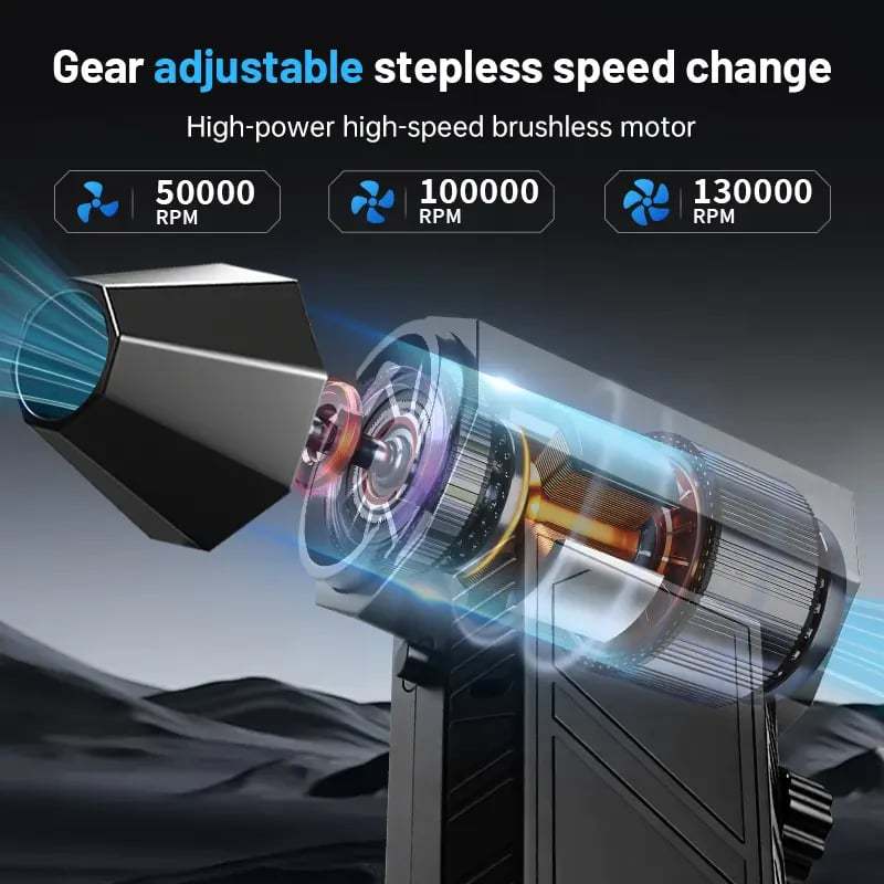 2026 Upgraded Turbo-Pro: 130,000 RPM Violent Jet Fan 🚀