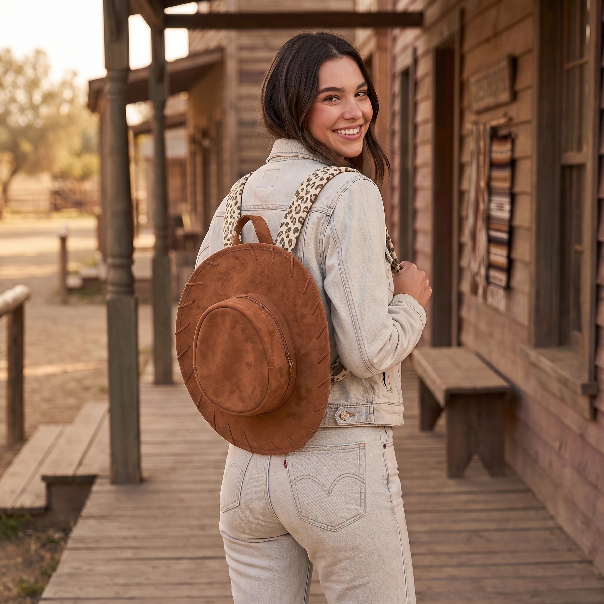 🔥Last Day 49% OFF - 🤠🐎Cowgirl Hat Backpack |✨Carry Your Style Everywhere