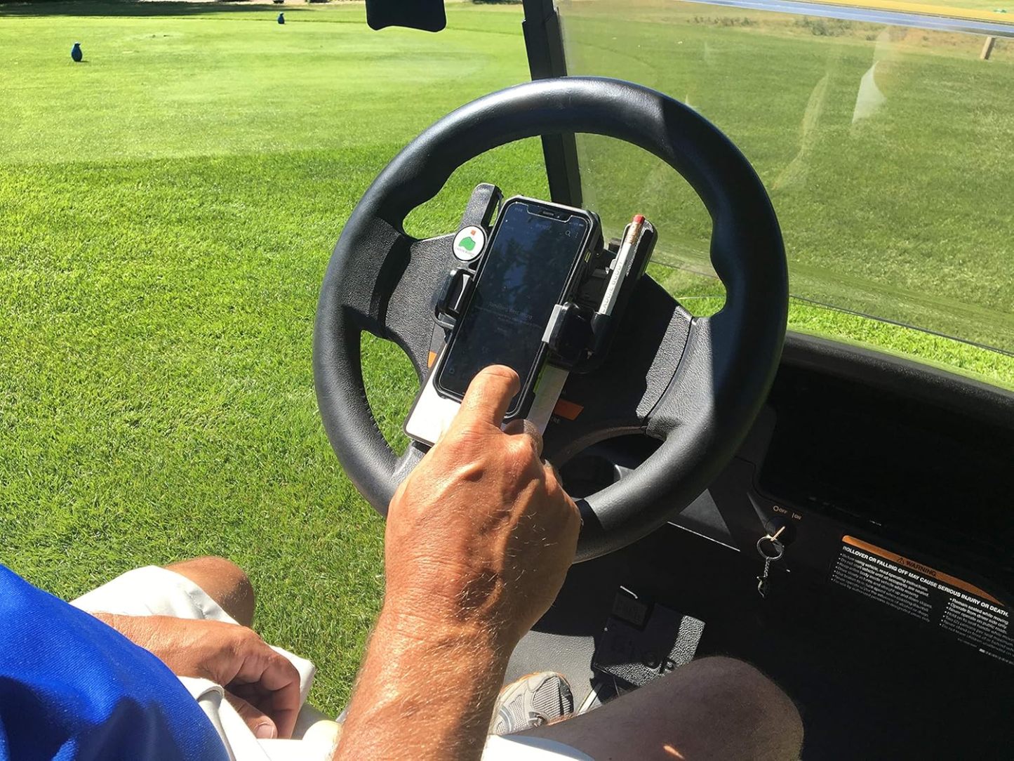 🔥Hot Sale 49% off🌟⛳ Golf cart steering wheel phone holder