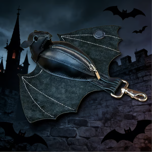 🔥 Up to 49% Off for a Limited Time💥Leather Bat Coin Purse🦇