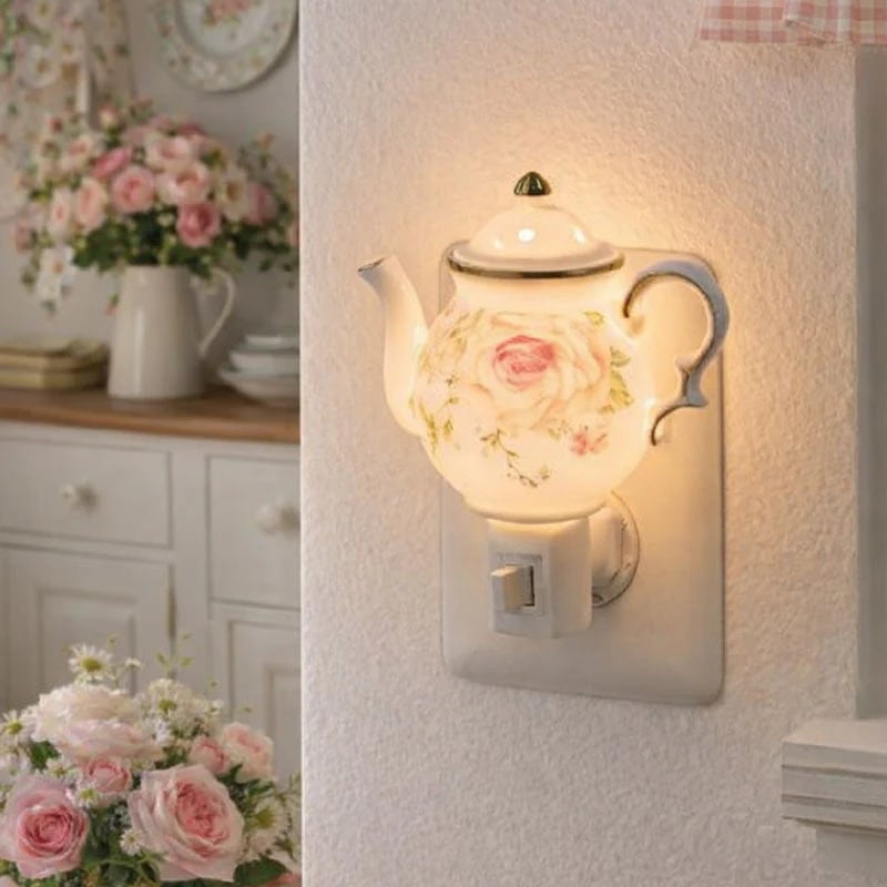 ⏰New Year's Special Offer-⭐Vintage Teacup Night Light
