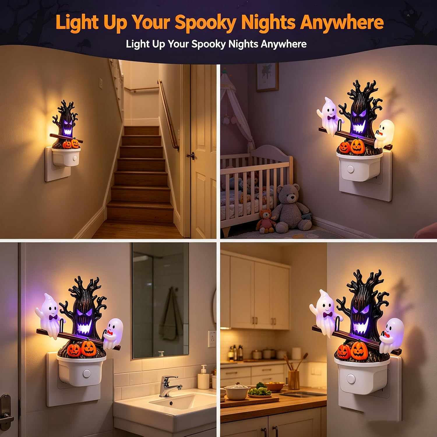 💥 Selling Fast 👻 2026 Halloween Animated Seesaw Ghost LED Night Light