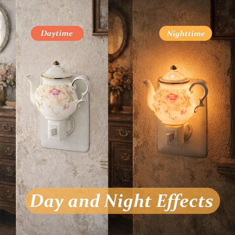 ⏰New Year's Special Offer-⭐Vintage Teacup Night Light